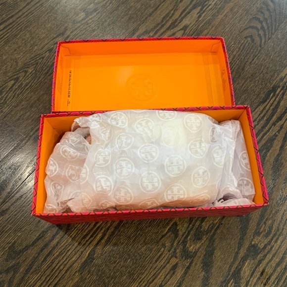 Tory Burch Leather Trimmed Tweed Ballet-Style Loafers - Picture 4 of 6